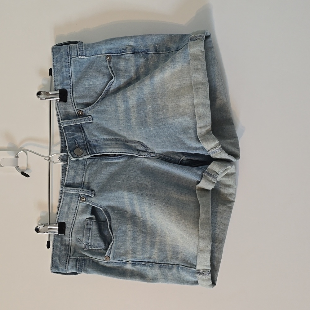 Women's Mossimo denim Mid-Rise Midi Blue Jean Shorts Size 8/29
